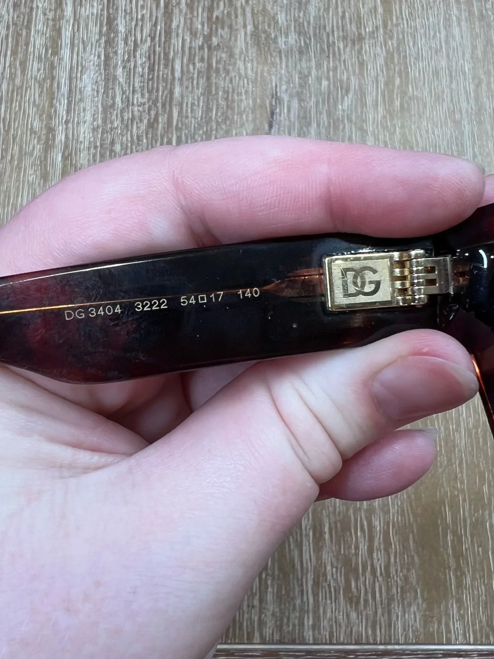 Dolce & Gabbana Dark Red Havana Tortoiseshell Glasses with Case